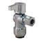 Apollo 1/2 in. Chrome-Plated Brass Push-to-Connect x 3/8 in. O.D. Compression Quarter-Turn Angle Stop Valve FSBVA1238C - alternate 5